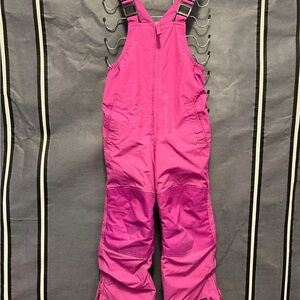 Lands' End Pink Snow Bib Girls Size 4